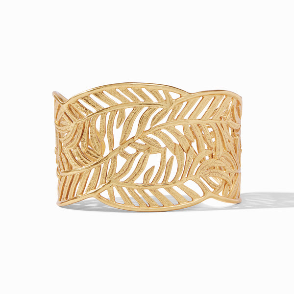 Leaves Cuff Bracelet - Yellow Bronze – Kirsten Muenster Jewelry